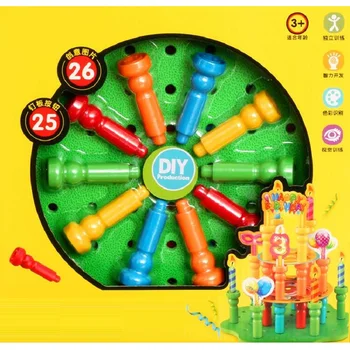 

Fly AC Toy - Educational assembling cake toys 3-6 years old baby Jenga stacks children's balance game