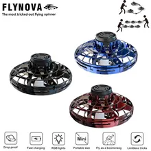 Flynova ручной Дрон Летающий Спиннер НЛО Скут Hands Free мини Дрон вертолет для игр в помещении самолет НЛО летающие игрушки подарок