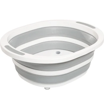 

Folding Cutting Board Draining Basket Fruits Vegetables Wash Drain Sink Storage Baske TB Sale