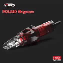 CNC Disposable Round Mangum Tattoo Cartridge Needles 20PCS Sterilized Permanent Makeup for Rotary Tattoos Pen Gun Machines