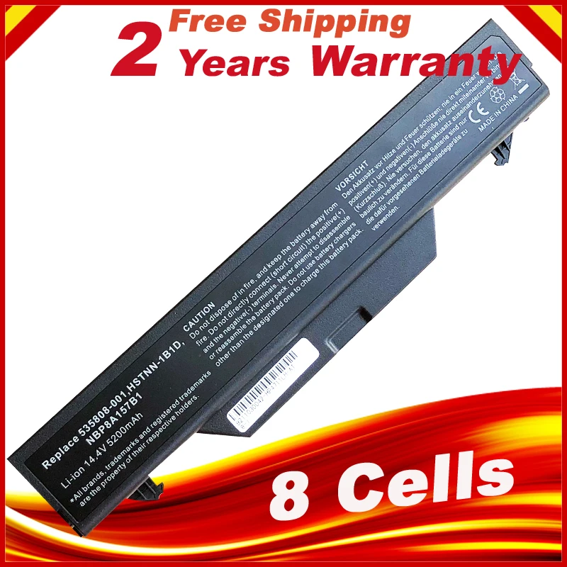 8 Cell 14.4 V Laptop Battery for HP ProBook 4720s 4510s 4510s/CT 4515s 4515s/CT 4710s 4710s/CT HSTNN-IB89 HSTNN- Free shipping | Компьютеры