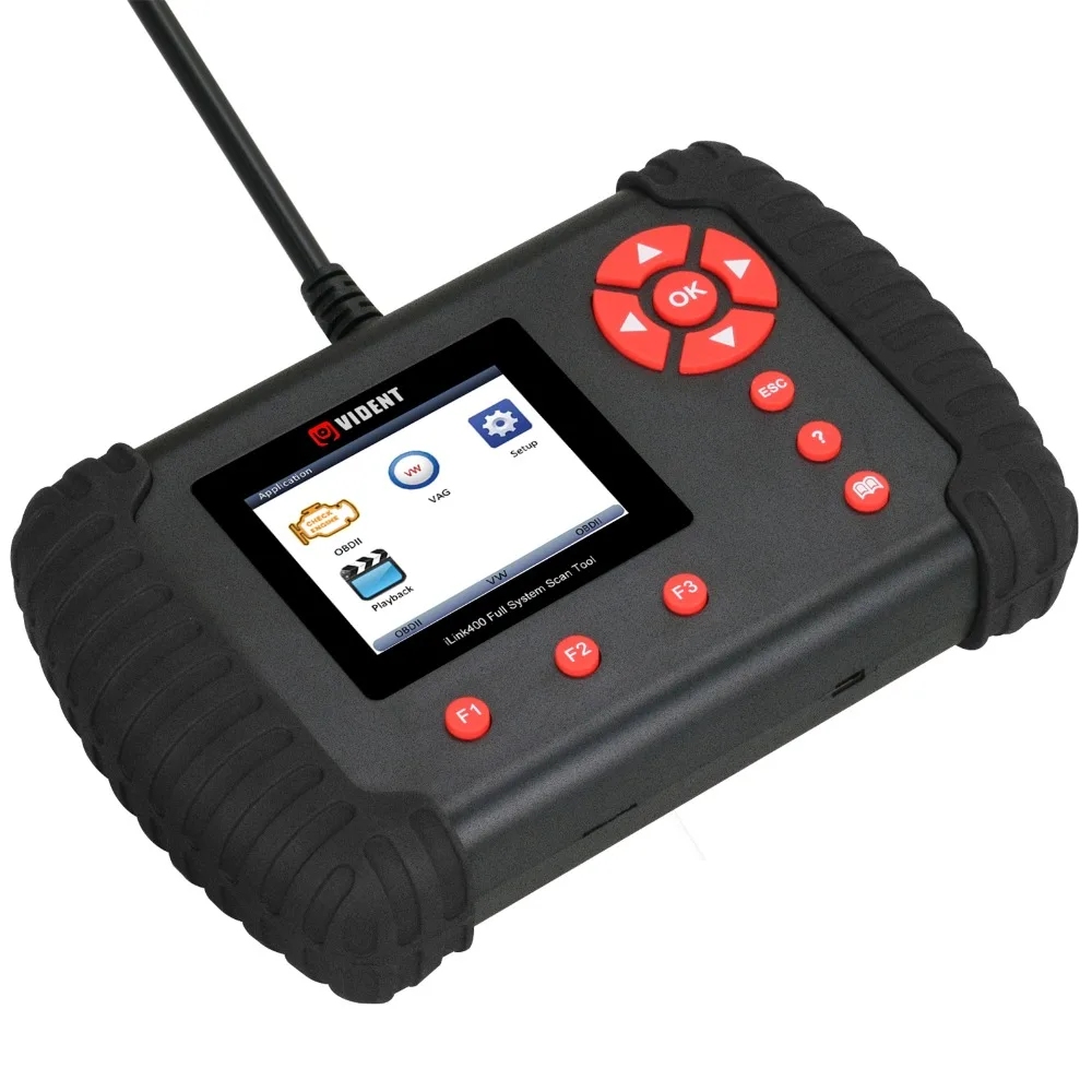 VIDENT iLink400 OBD Автомобильный диагностический сканер OBDII Автомобильная полная система ABS SRS EPB передача DPF Сброс масла Чтение стереть код инструмента