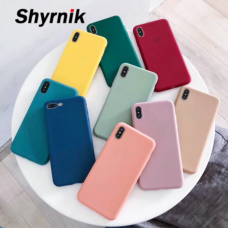Candy Color Case For Xiaomi Mi 8 Lite 9 Se CC9 Pro CC9e 9T Back Cover on Xiomi 6 6X 5X Capa Soft TPU Silicone Matte Phone Coque |