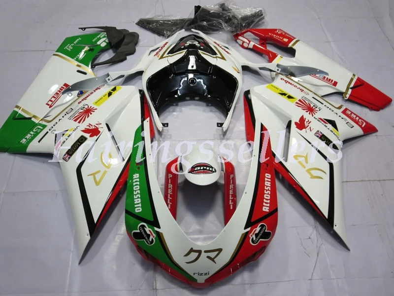 НОВЫЕ комплекты обтекателей для кузова из АБС пластика подходят Ducati 1098 848 1198 2007 2008