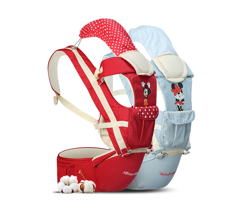 Детская коляска-кенгуру disney, эргономичный ремешок, детская коляска, переднее сиденье, фартук, аксессуары для детей, Микки, Минни