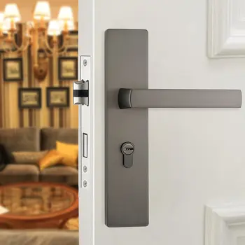 

door lock Modern fashion brushed gold Indoor mute doors locks bedroom bookroom