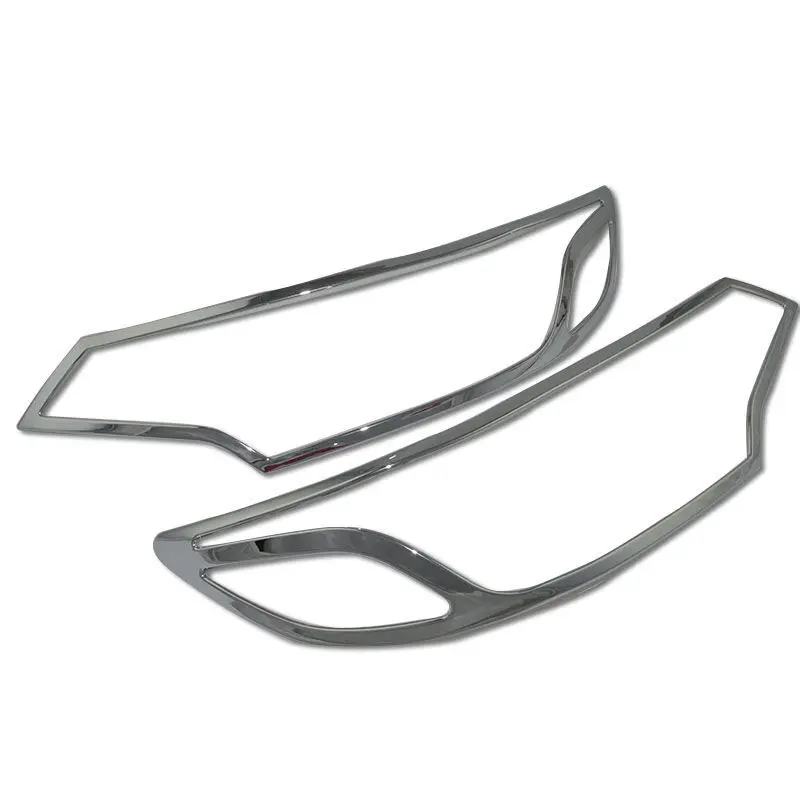

ABS Chrome For Honda Jazz FIT 2014 Car Accessories Car Headlamps Frame Cover Trim Exterior Styling Sticker Shell