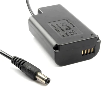 DC 5.5*2.5mm Male Spring Cable to DMW-DCC16 DC Coupler DMW- BLJ31 Dummy Battery for Panasonic LUMIX S1 S1M S1R S1RM S1H 1