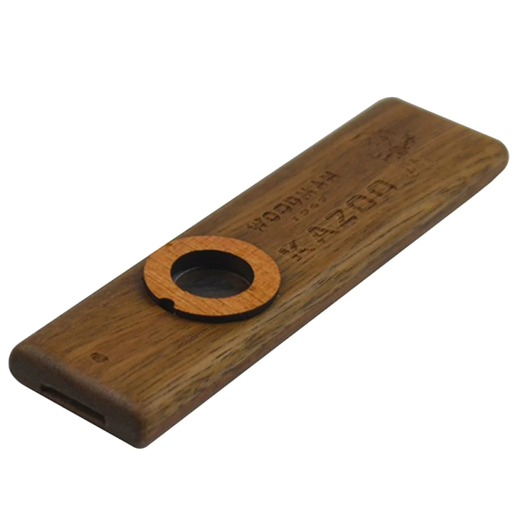Деревянная гармоника Kazoo, похожая на Pipe Music, маленький саксофон, стиль, оба конца игры
