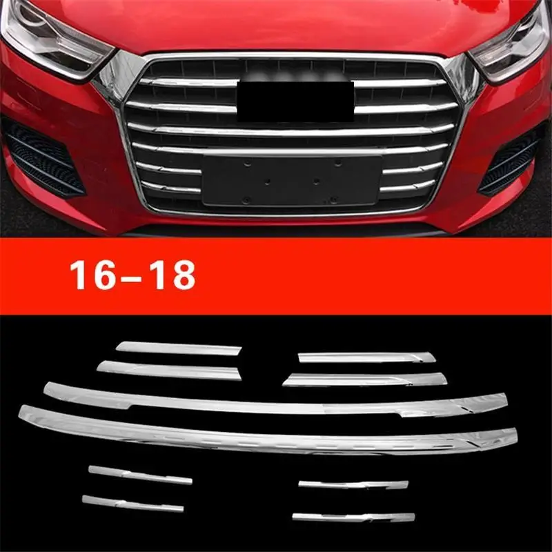 MODEL D Автомобильный корпус, передний бампер, задний противотуманный фонарь, автомобильный хром, модифицированный автомобильный Стайлинг, аксессуары, чехлы 16 17 18 для Audi Q3 - Цвет: MODEL D