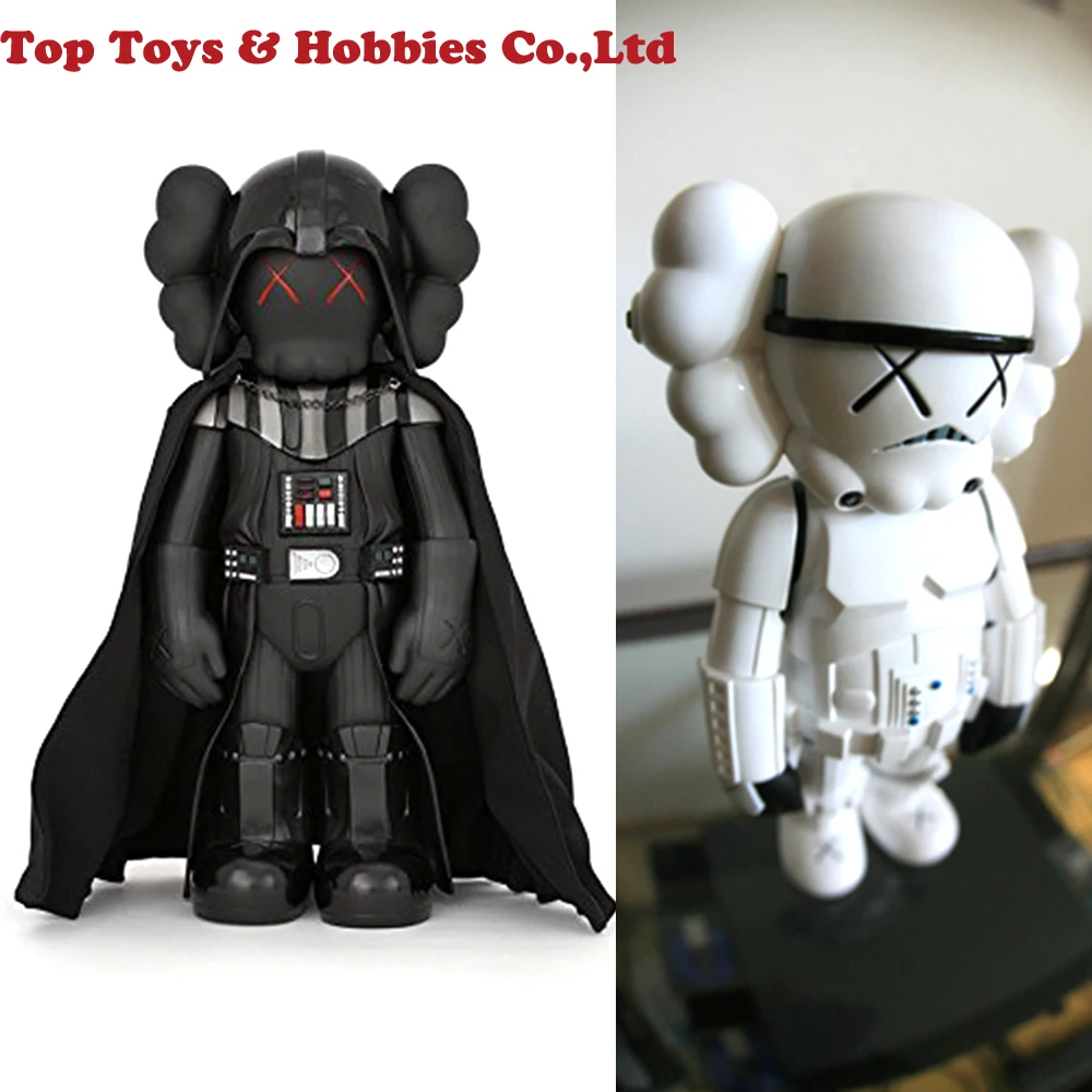 

25cm cute Doll Imperial Storm trooper / Darth Vader Black samurai Anime Figure Kids Collectible Model doll Toys