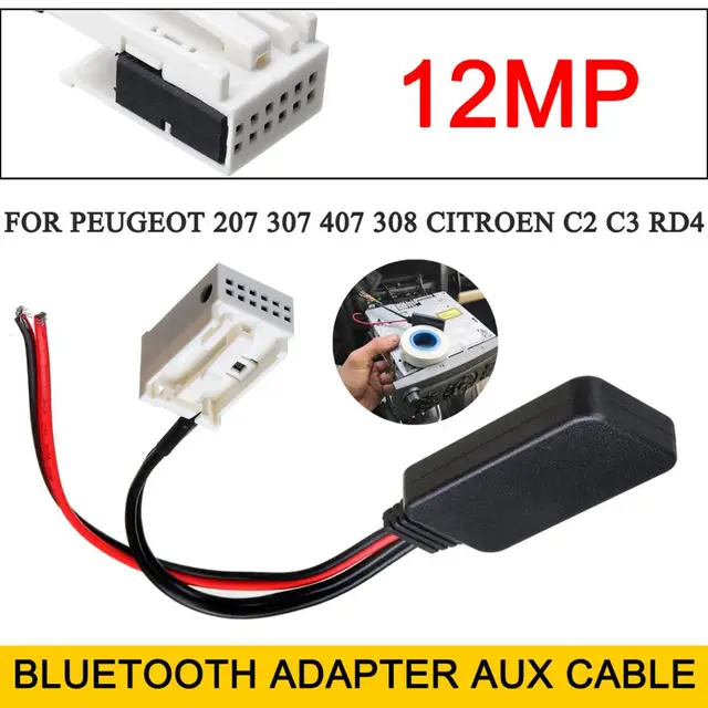 pour Peugeot 207 307 407 308 pour CitroëN C2 C3 RD4 Voiture Module Bluetooth K7