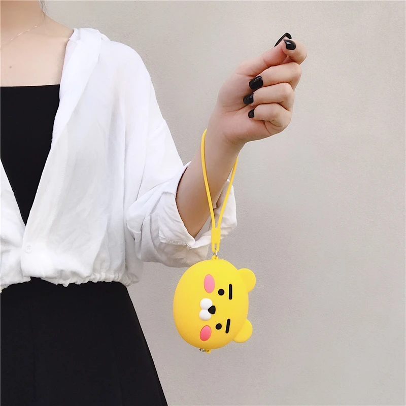 purse Women Wallet Small Silicone Purse Female Circle Mini Cute Earphone Box Ladies Zipper Money Pouch Portable Makeup Clutch Bags - Цвет: purse