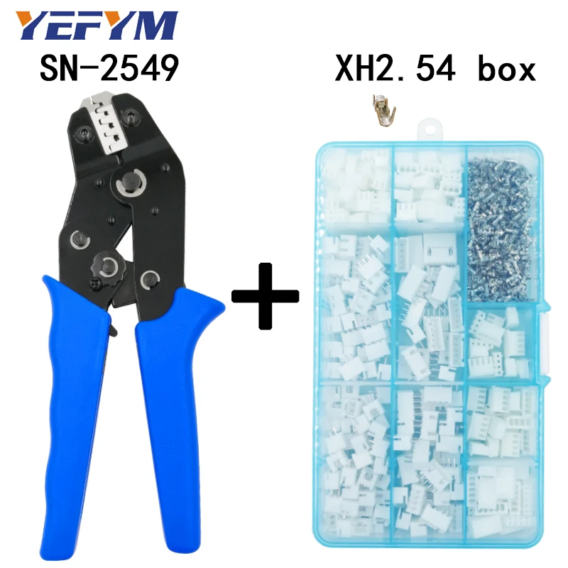 SN-2549 135box SN-2549 обжимные плоскогубцы 0,08-мм2 28-18AWG с XH2.54 Клеммная коробка автомобильный разъем Высокоточный провод обжимной электрик инструменты - Цвет: SN-2549 135box