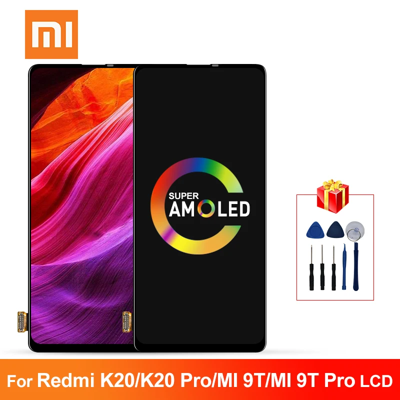 

Super AMOLED For Xiaomi MI 9T LCD 9T Pro Display Touch Screen Digitizer For Xiaomi Redmi K20 Pro LCD Screen K20 Replacement Part