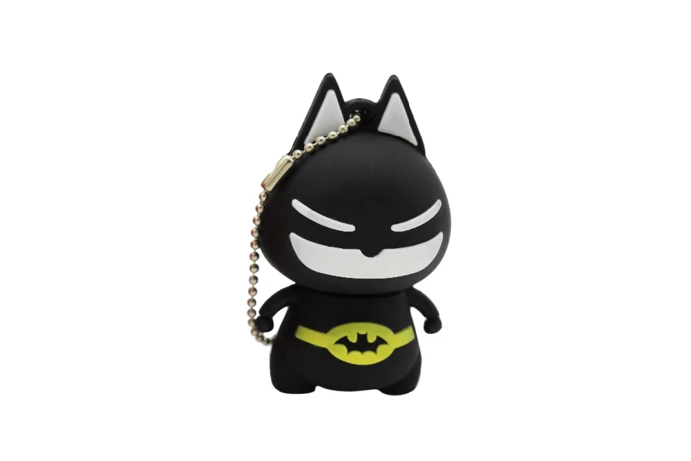 Флеш-накопитель USB с рисунком из мультфильма «Бэтмен», «Человек-паук», 64 ГБ, 4 ГБ, 8 ГБ, 16 ГБ, 32 ГБ, флешка USB 2,0
