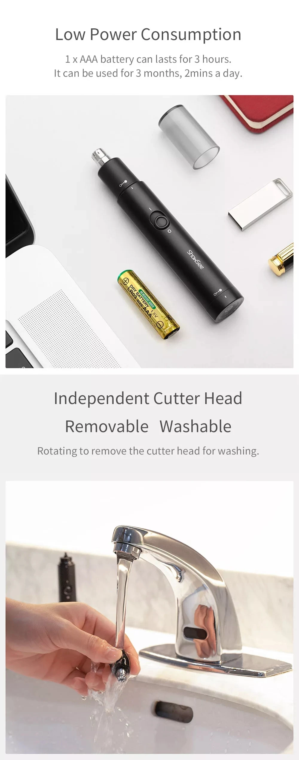 showsee nose hair trimmer