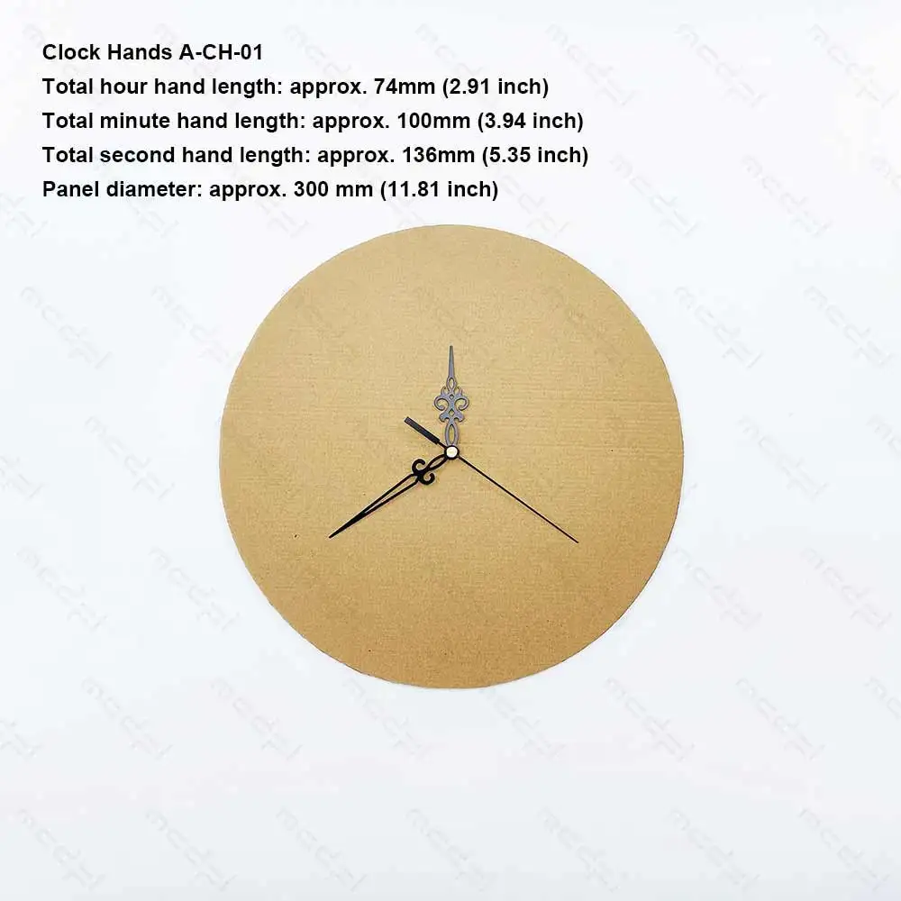 MCDFL Clock Mechanism Silent Quartz Movement Machine Wall Hands Pointer Set Clockwork Table Long Shaft DIY Watches Repair Parts