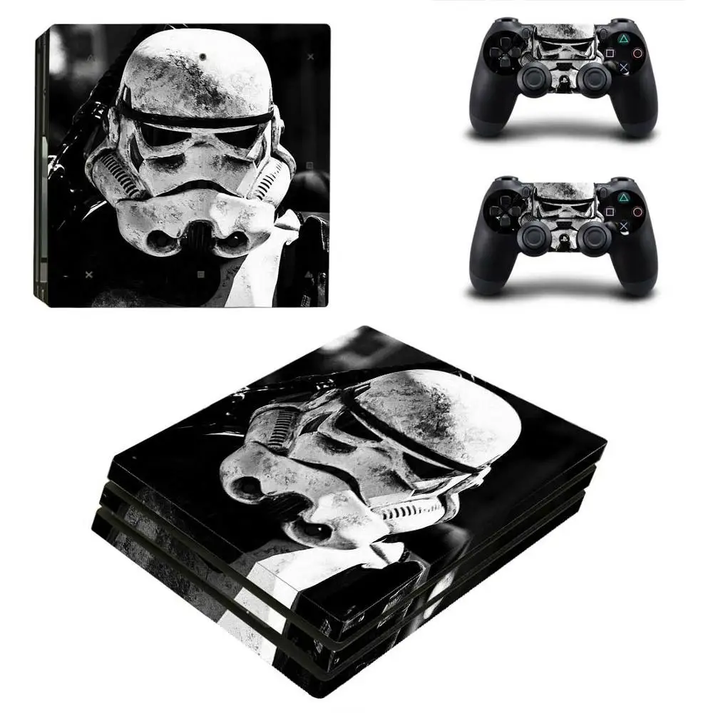 Звездные войны PS4 Pro наклейка s PS 4 Play station 4 Pro виниловая кожа Наклейки Обложка для playstation 4 Pro консоль и контроллер - Цвет: YSP4P-0192