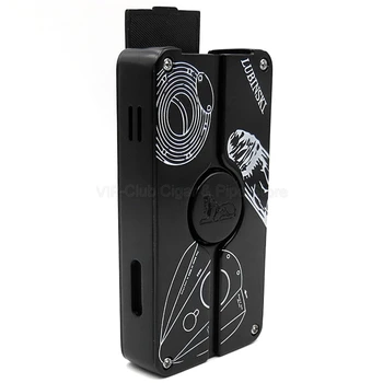 

LUBINSKI Gadget Metal Black 3 Torch Jet Flame Lighter Cigar Cigarette Windproof Lighter With Punch Smoking Tool Gift Box