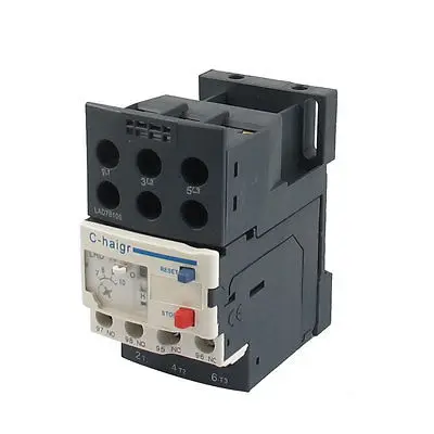 

JR28-25 10A 690V 1NO 1NC 3 Phase Thermal Overload Relay w LAD7B106 Socket