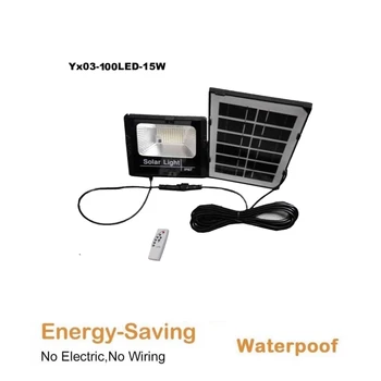 

100/75 Led Solar light lamp floodlight LED Portable Energy Waterproof Home Yard Outdoor Led Garden Pathway Wall Lamp indoor rem