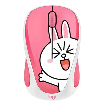 

Logitech LINE FRIENDS Wireless Mouse 2.4GHz Mini Cartoon USB Receiver Optical Sensor Office Gaming Mouse for PC Laptop
