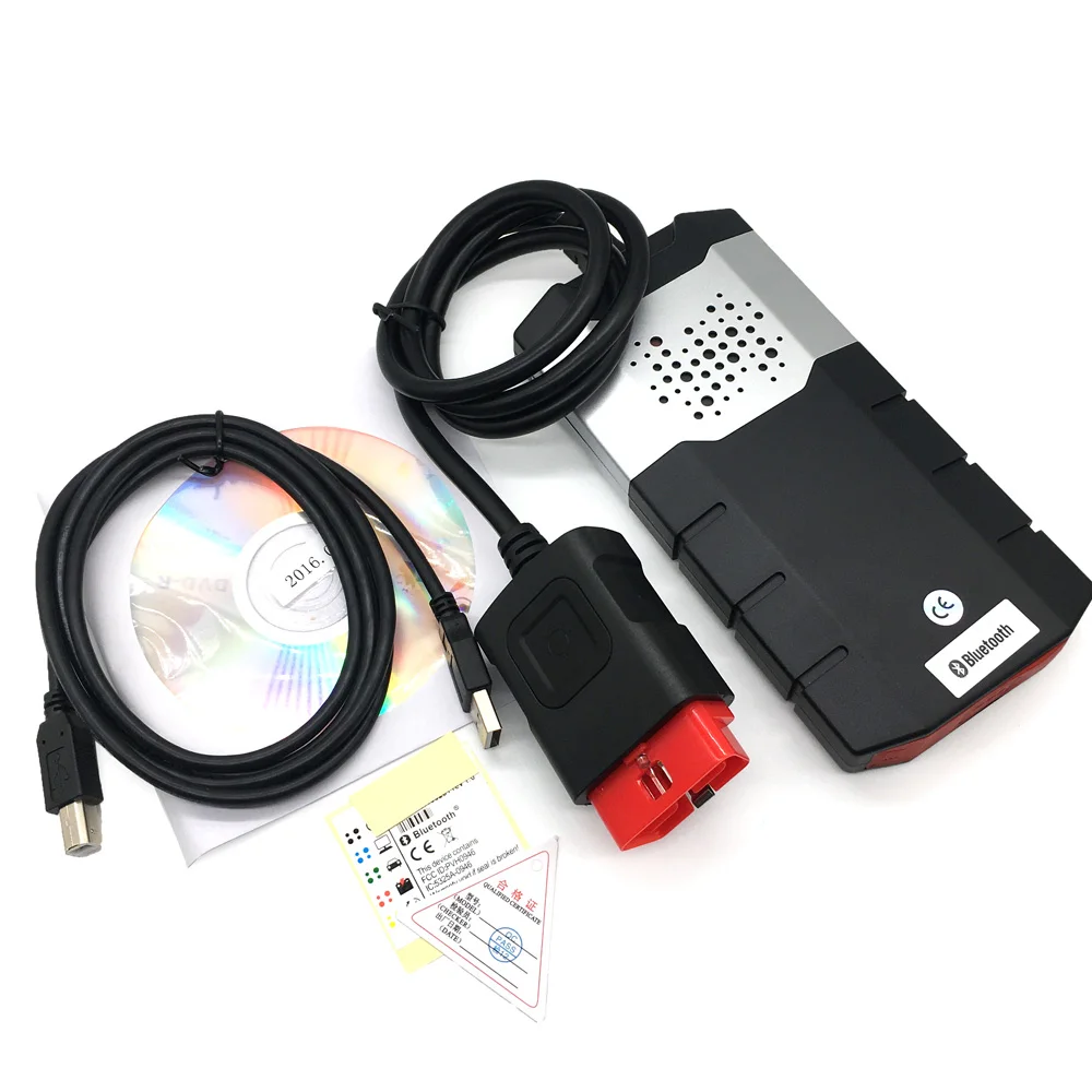US $33.75 New Vci Car Truck Universal Diagnostic Scan Tool Ds150 2017r1 With Bluetooth 2016 R1 With Keygen Obdii Scanner