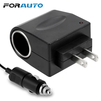 

FORAUTO Car Cigarette Lighter Adapter Converter AC 220V To DC 12V EU US Plug High Quality Automobile Accessories