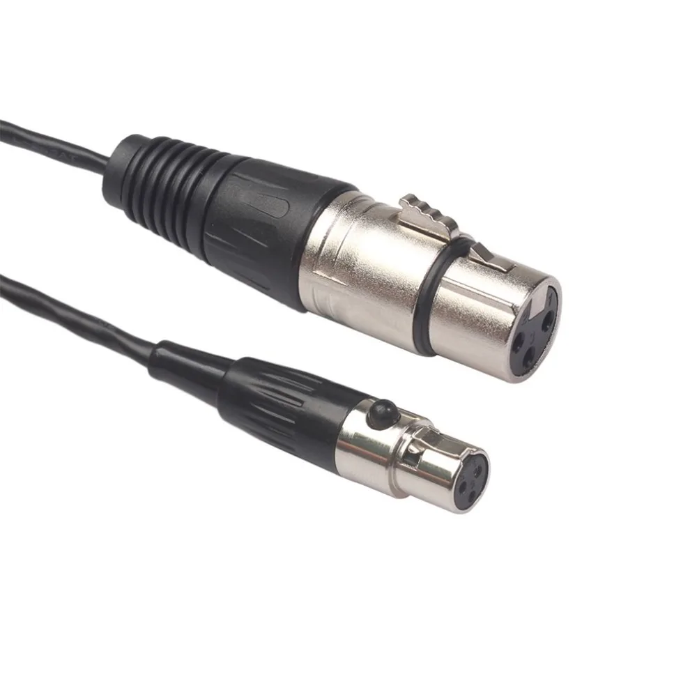 Mini XLR 3 Pin Female To 3 Pin видео Кабель-адаптер мужской/женский для Blackmagic Pocket cinema 4K камера аудио линия
