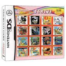 Cartucho de tarjeta de Pokémon 468 en 1 para Nintendo DS, 3DS, 2DS, NDS, NDSL, NDSI