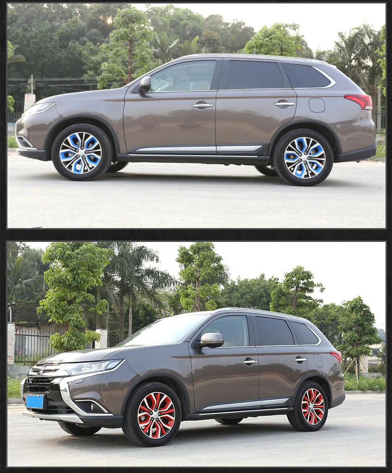 Lsrtw2017 ступицы колеса для автомобиля Хуп украшения для Mitsubishi Outlander 2013 аксессуары для интерьера
