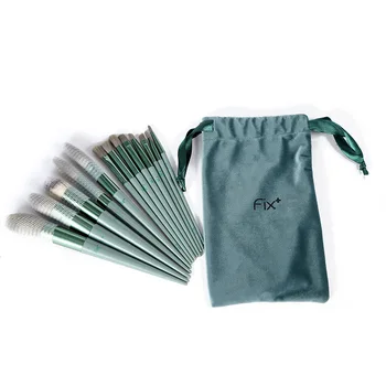 

Red Makeup Brush 13 Combination Set Super Soft Blush Brush High Gloss Eyebrow Brush Loose Powder Brush