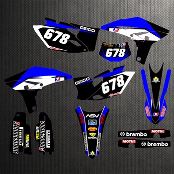 

Motorcycle stickers custom complete tool graphics background decal sticker quantity luster team WR450F 12-15 2012 2013 2014 2015