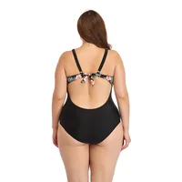 2024 New Summer Bikini Set Printed Women's Swimsuit Plus Size Swimwear For Ladies One Piece Sexy Large Beach XXL One-piece From 2