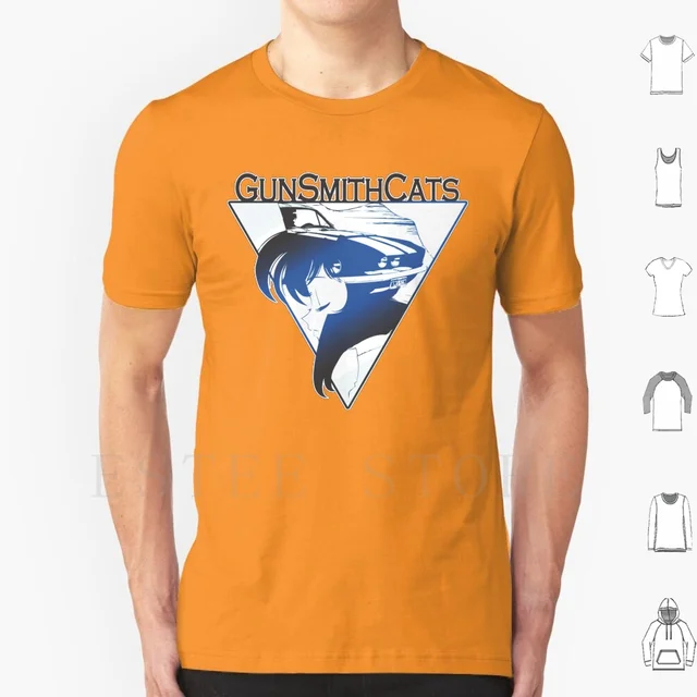 T Shirt Biru Gunsmith Cats Rally Kaus 