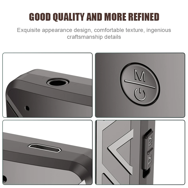 Bluetooth Receiver Transmitter Pair 2 Headphones For TV PC Car Audio Stereo Music with Mic Wireless Adapter RCA 3 5mm Aux Jack
