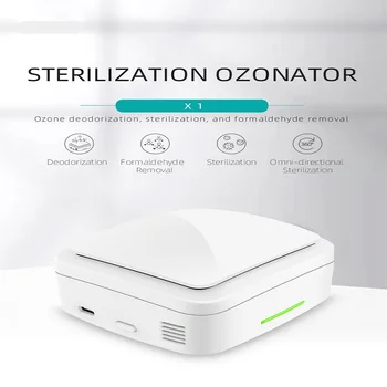 

Mini Ozone Generator Portable Ozone Machine O3 Air Purifier Deodorization Sterilizer, Air Cleaner For Travelling/Outdoor/Room