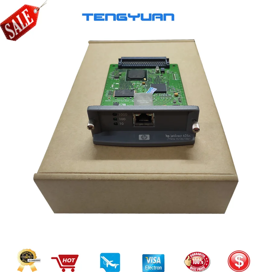 Nuovo Originale J7960G Jetdirect 625N Ethernet Server Di Stampa Interna Scheda Di Rete E Stampante Plotter Designjet