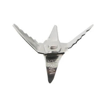 

3 Pc Multifunctional Toothed Six-Leaf Stirring Blade Juice Machine Accessories Knife Holder Suitable for Thread, M3.0