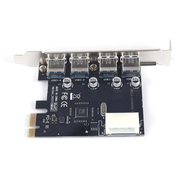 US$ 11.67 - WBTUO Riser Card PCI-E USB 3.0 PCIe Port Multiplier Card PCI  express PCIe 1 to 4 PCI-E to PCI-E for BTC Miner - m.