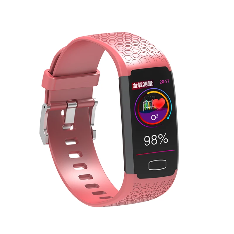 ONEMIX спортивные Смарт-часы IP67 Водонепроницаемый Bluetooth Smartwatch кровяное давление монитор сердечного ритма для женщин и мужчин фитнес-браслет - Цвет: pink