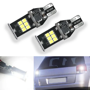 

2x Canbus T15 W16W 912 921 LED Bulb 3030 SMD Car Back Up Reverse Lights White For Opel Combo Box Meriva B Mokka Zafira Tourer