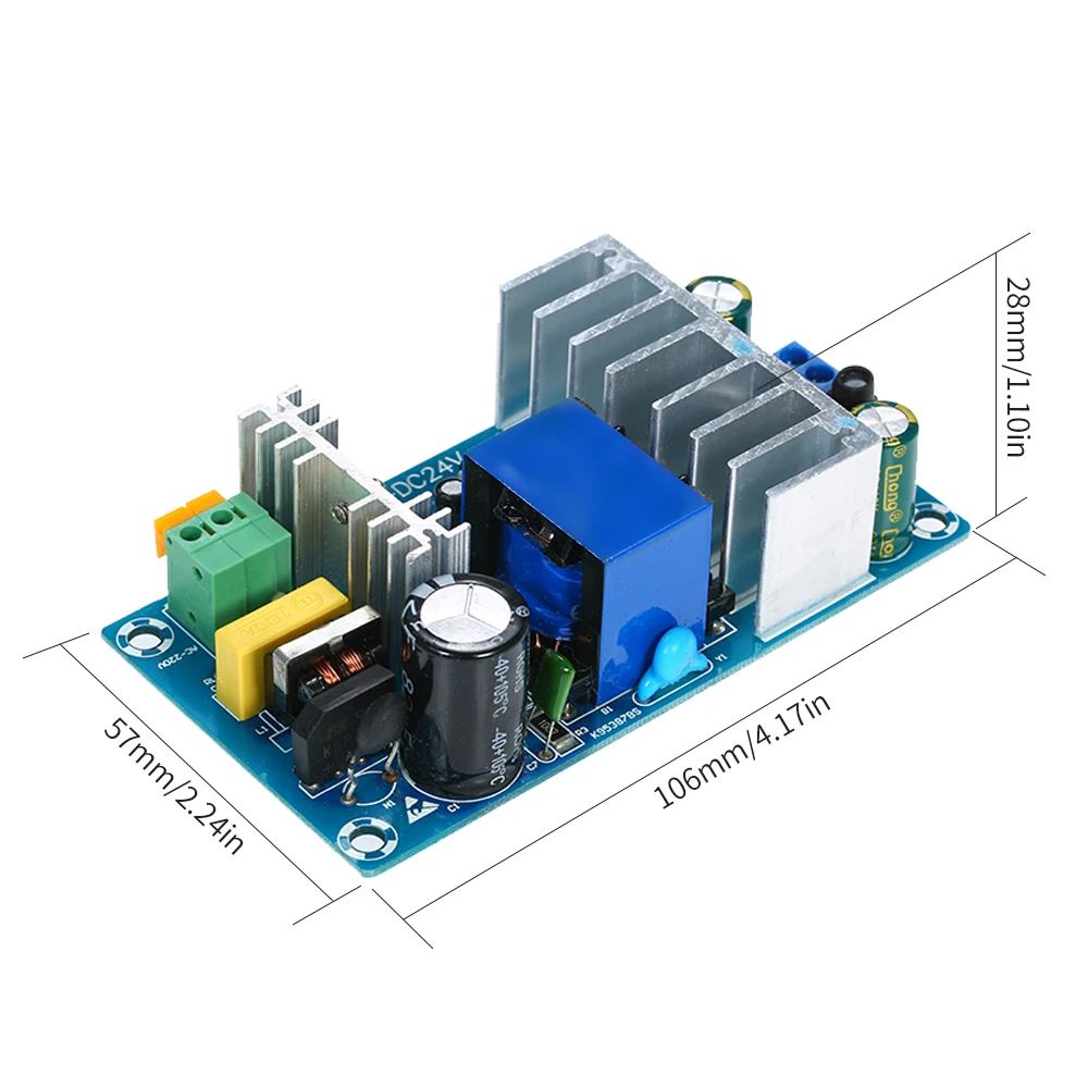 Ac-dc модуль питания AC85-265V к DC24V 4A-6A 100 Вт импульсный блок питания модуль питания универсальный блок питания