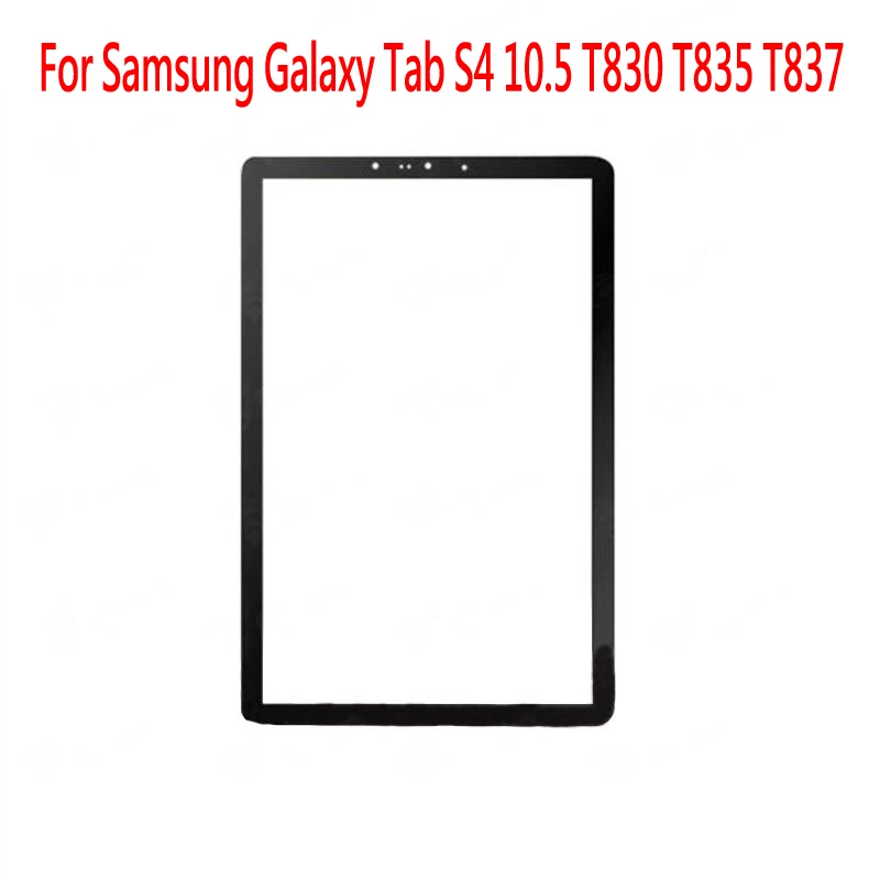 Для Samsung Galaxy Tab S4 10,5 T830 T835 T837 Переднее стекло 10," сенсорный ЖК-экран внешняя панель Замена объектива