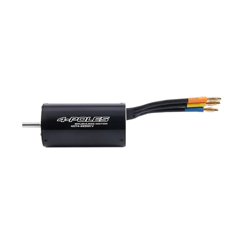 Sensorless sem Escova do Elevado Polos para 1000mm Motor Desempenho ou Acima rc Barco Preto 4074 2250kv 4 Mod. 1381459