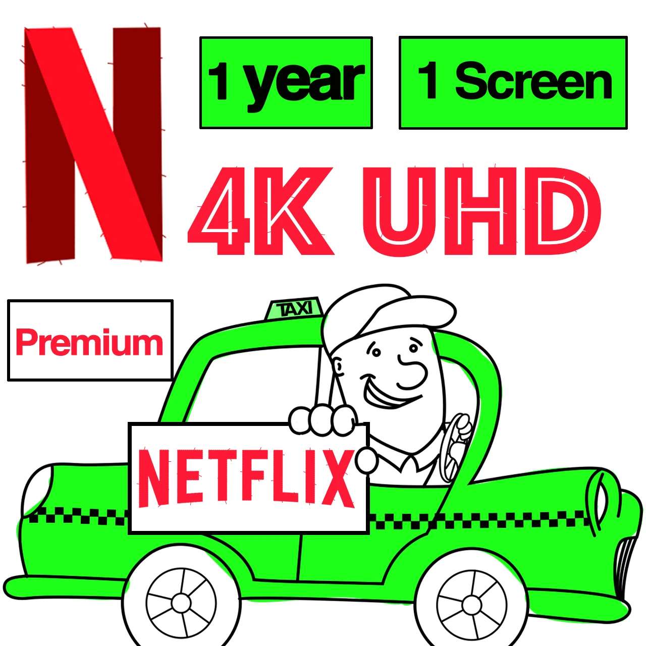 

Stable Subscription 1 Year Netflix Account Premium Ultra HD Support 1 Screens Android Set Top Box Tv Stick Laptop IOS Phone PC