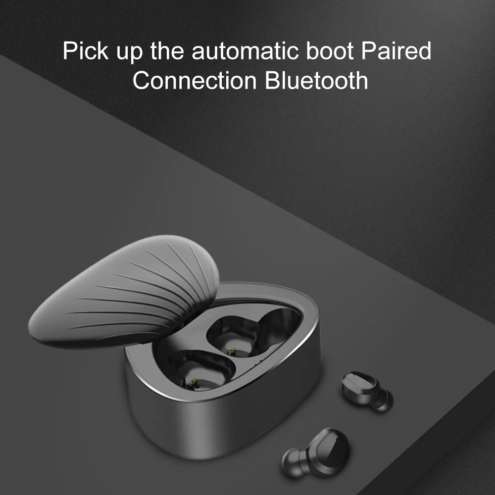 Bluetooth гарнитура H3 Bluetooth 5,0 наушники IPX7 водонепроницаемые Стерео шумоподавление спортивные наушники с зарядным чехлом