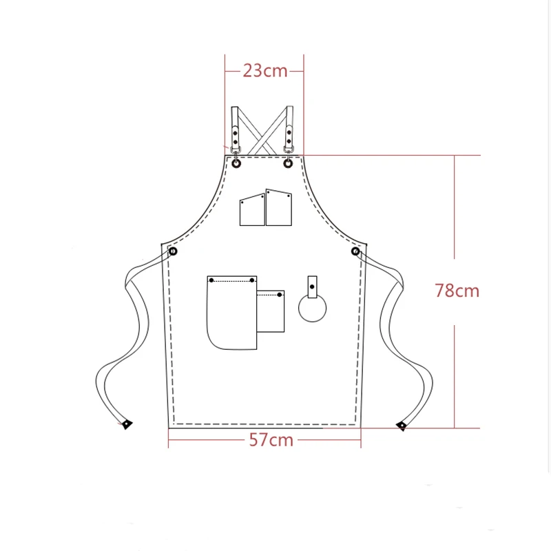 Senyue кухонный ресторанный Рабочий Фартук из парусины для шеф-повара, Кухонный Фартук для женщин и мужчин, для кафе-магазина, барбекю, парикмахера