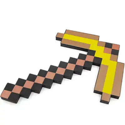 Новейший дизайн Размеры 45 см Minecrafted голубой бриллиант меч мягкой eva игрушки из пеноматериала меч серый Кирка для детей, игрушки для детей - Цвет: MY052804